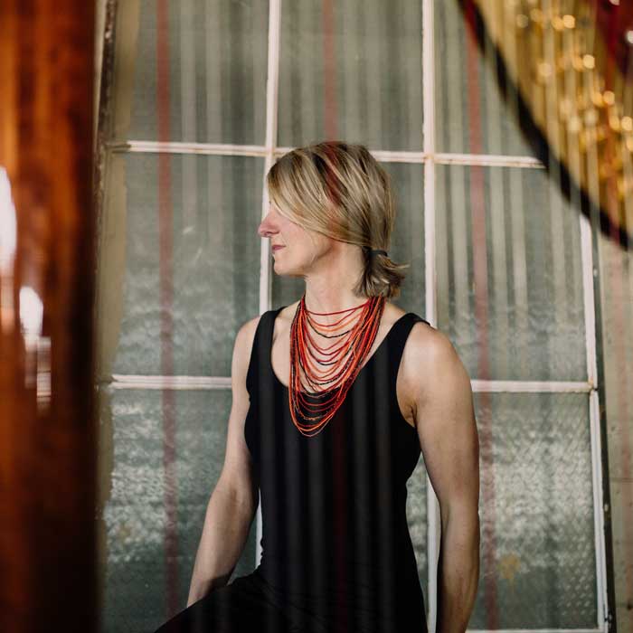 Leigh Brown is a harpist in Portland Oregon