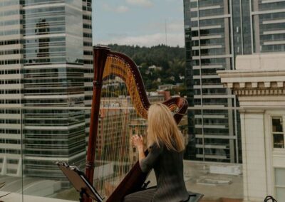 Leigh Brown Wedding Harpist Portland